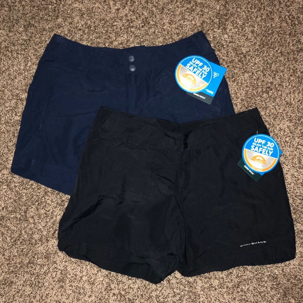 Lot of 2 Columbia PFG Omni-Shade shorts - Small